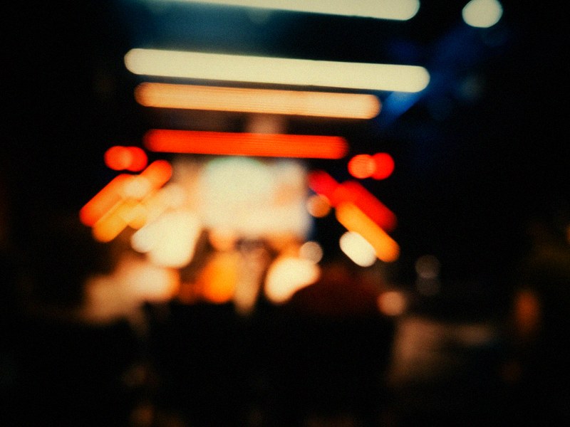 Festspiel Bühne Abendstimmung
